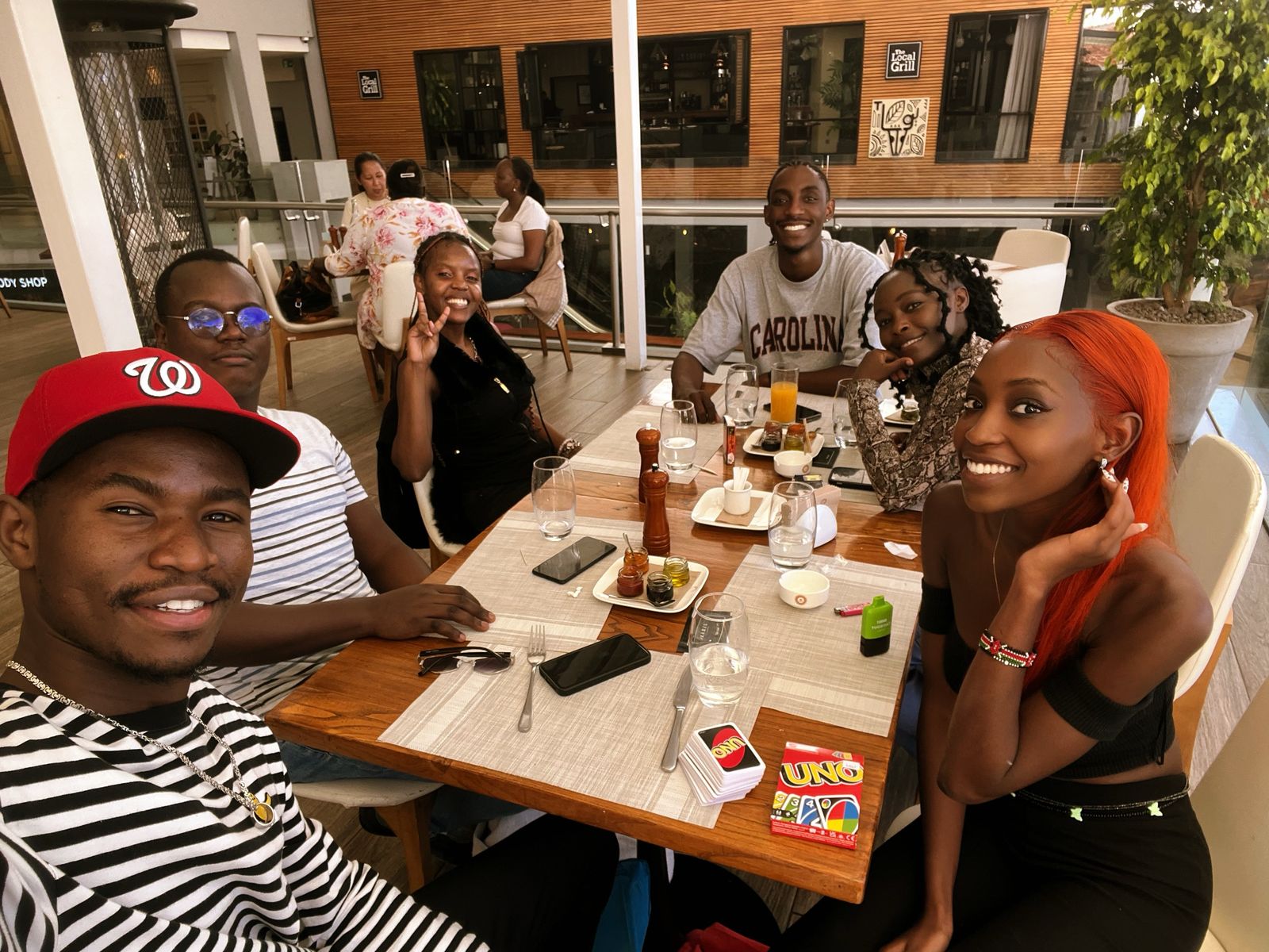 Game night at dinner